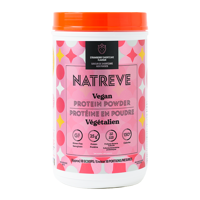 Natreve Natreve Vegan Protein Powder Strawberry Shortcake 667g