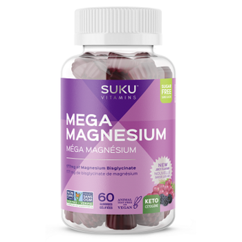 Suku Vitamins Suku Mega Magnesium Bisglycinate 60 gummies