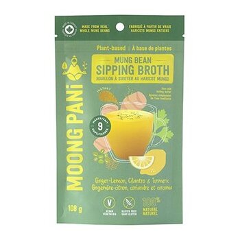 Moong Pani Sprouted Mung Sipping Broth Ginger-Lemon 108g