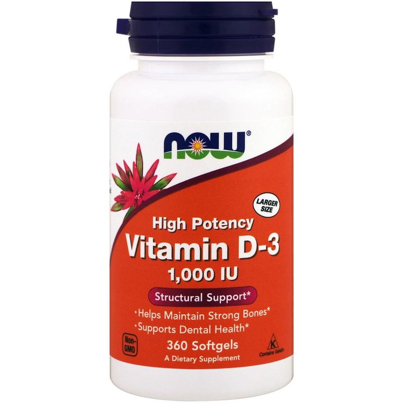 NOW Vitamin D3 1000 IU