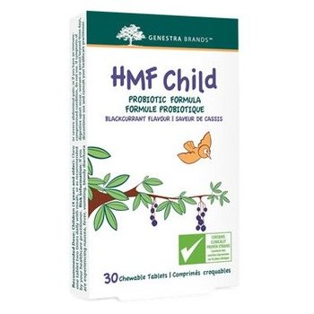 Genestra HMF Child Chewable Probiotic Formula Blackcurrant 30 tabs Black Currant