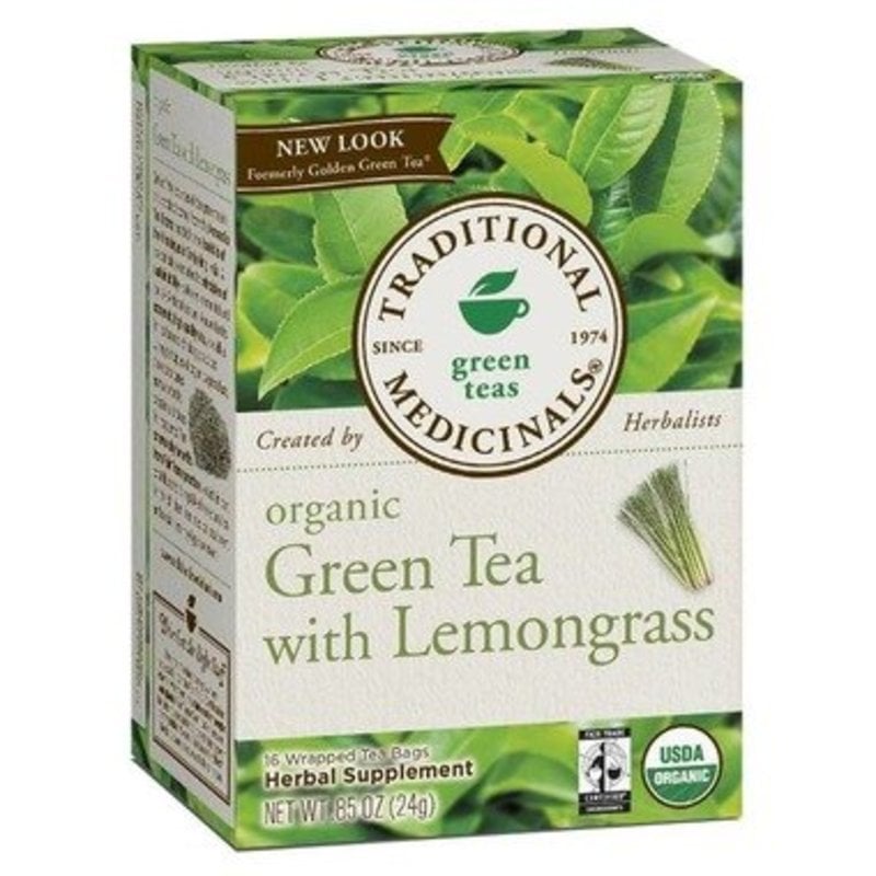 Traditional Medicinals Organic Green Tea Lemongrass 20 tea bags