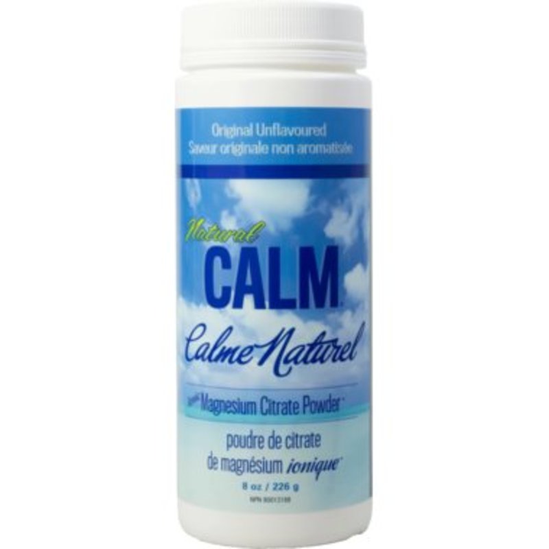 Natural Calm Magnesium Citrate Powder 8oz Unflavoured