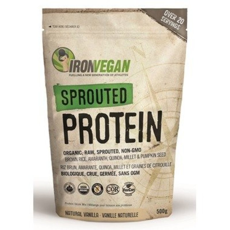 Iron Vegan Iron Vegan Sprouted Protein Vanilla 500g