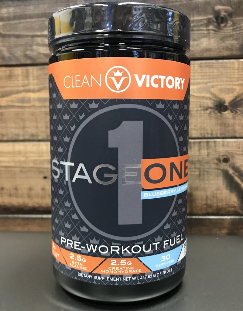 Clean Victory Clean Victory Stage One Pre-Workout (30 servings) Blueberry Lemonade
