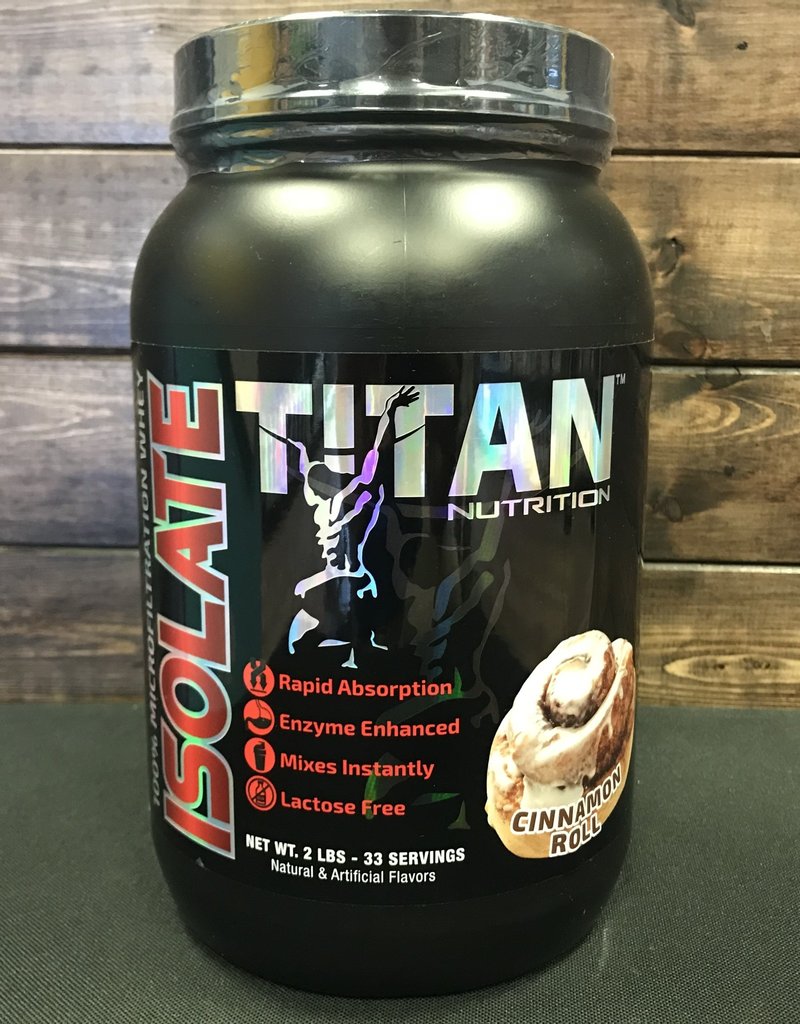 Titan Nutrition Titan Nutrition Isolate Protein Cinnamon Roll (2lb)