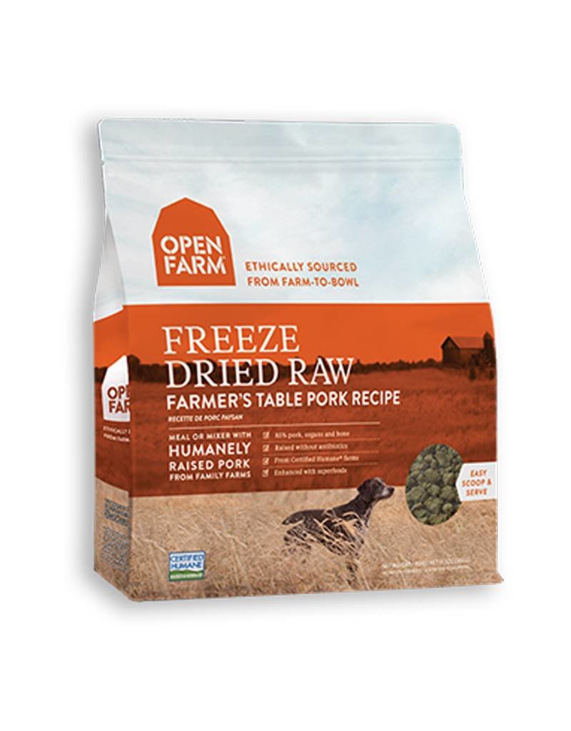 OPEN FARM Open Farm Freeze Dried Pork Dog Food 13.5oz