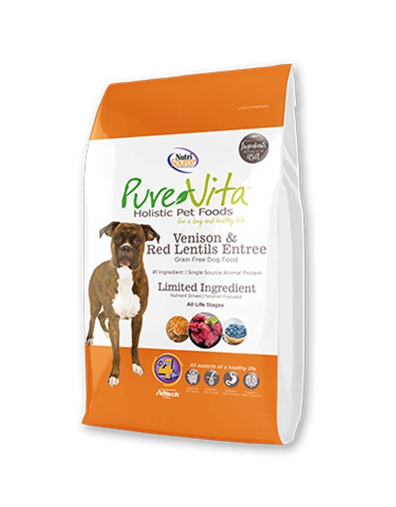 PURE VITA Pure Vita Grain Free Venison & Red Lentils Dog Food