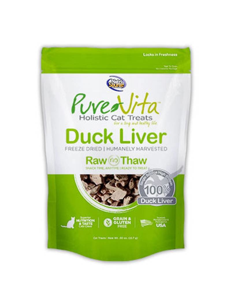 PURE VITA Pure Vita Freeze Dried Duck Liver Cat Treats 0.8oz