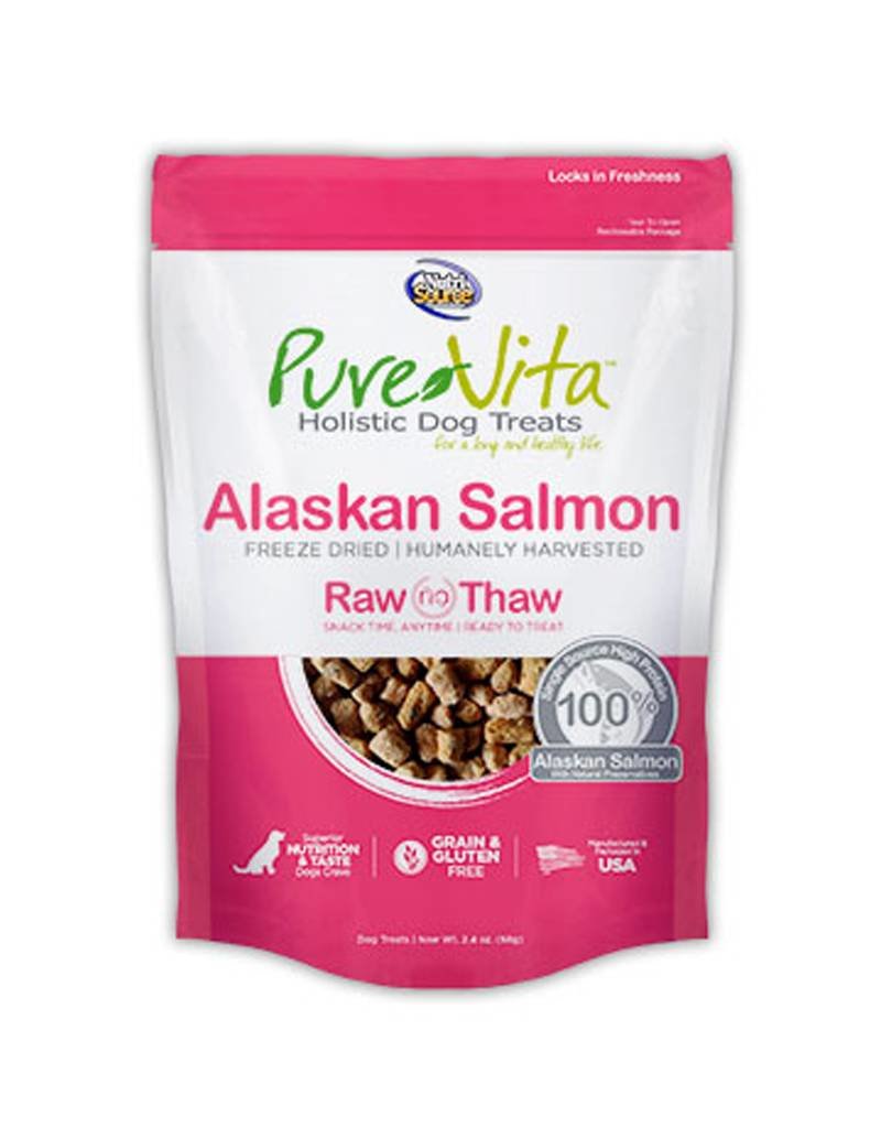PURE VITA Pure Vita Freeze Dried Salmon Dog Treats 2.4oz