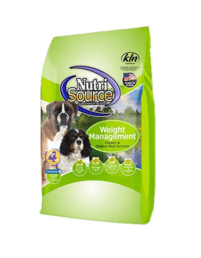 NUTRISOURCE Nutrisource Chicken & Rice Weight Management Dog Food