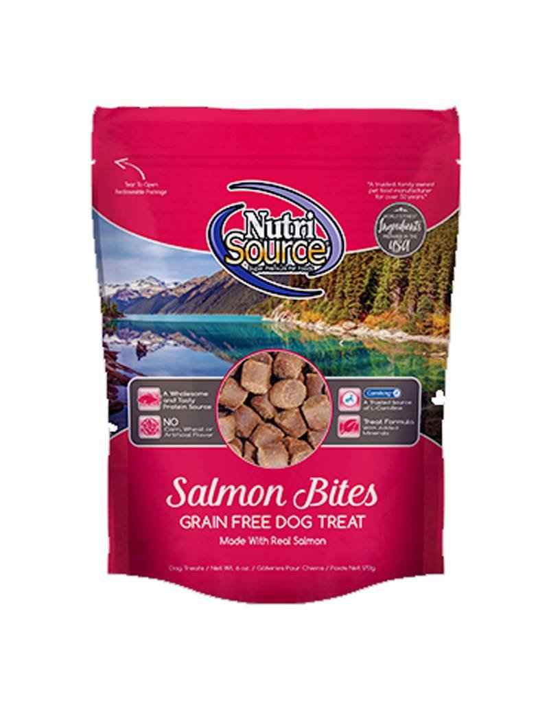 NUTRISOURCE Nutrisource Grain Free Salmon Bites Dog Treats 6oz