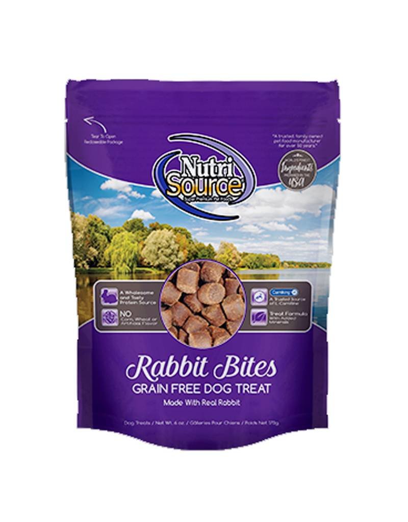 NUTRISOURCE Nutrisource Grain Free Rabbit Bites Dog Treats 6oz