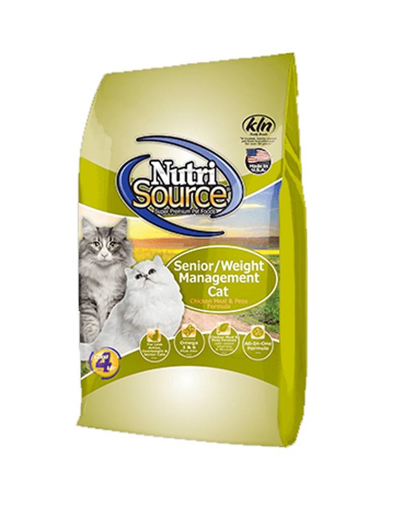 NUTRISOURCE Nutrisource Senior & Weight Management Cat Food