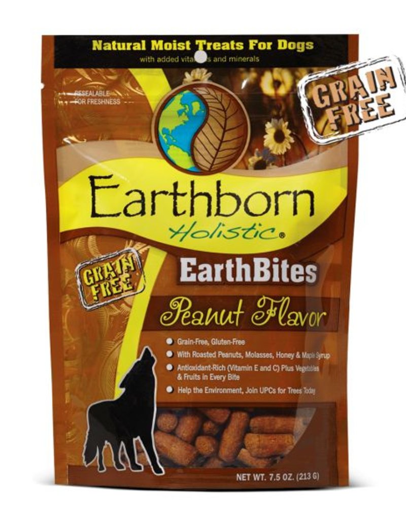EARTHBORN Earthborn Earthbites Peanut Dog Treats 7.5oz