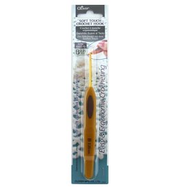 Clover Soft Touch crochet hook size B (2.25mm)