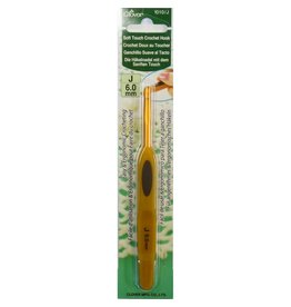 Clover Soft Touch crochet hook size J (6mm)