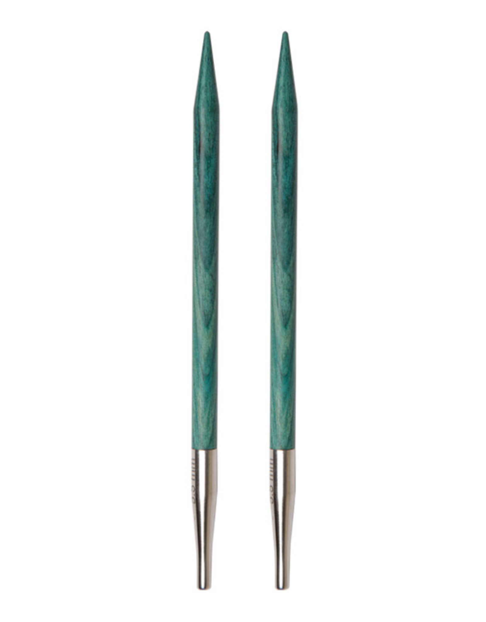Dreamz size US 4 interchangeable needle tips for 24" cords and up.