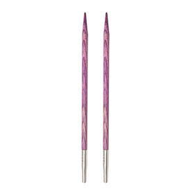 Dreamz size US 6 interchangeable needle tips for 24" cords and up.