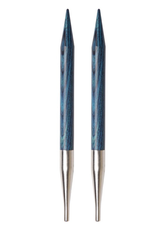 Dreamz size US 6 “special” (short) interchangeable needle tips for 16” cords.