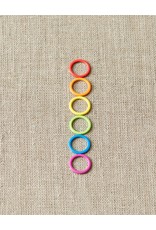 Colorful Ring Stitch Markers by Cocoknits