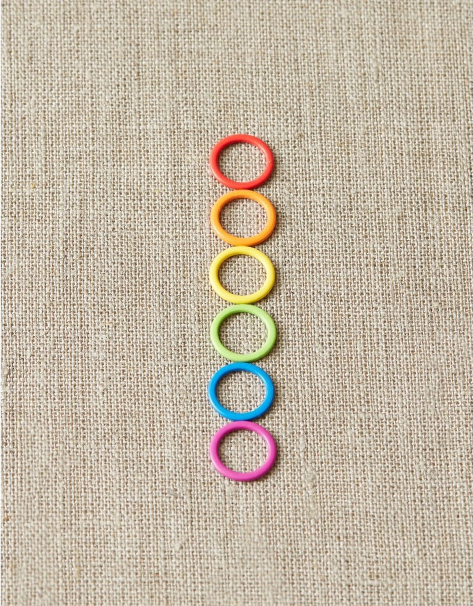 Colorful Ring Stitch Markers by Cocoknits