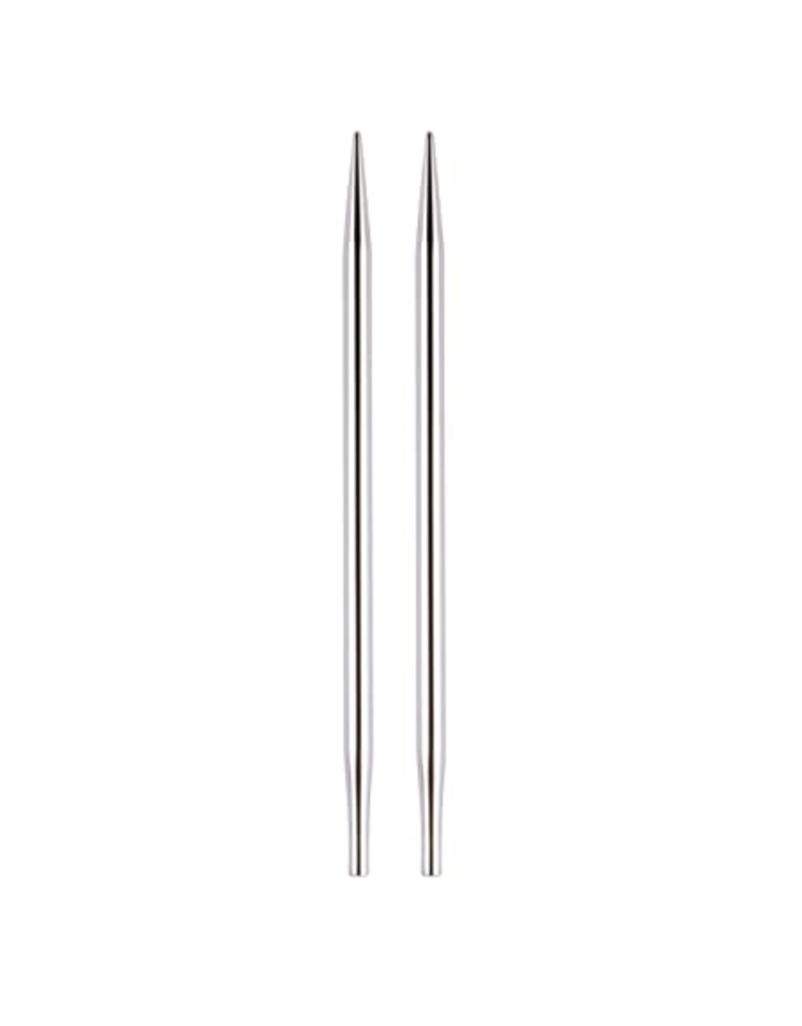 Nova size US 8 interchangeable needle tips for 24" cords and up.