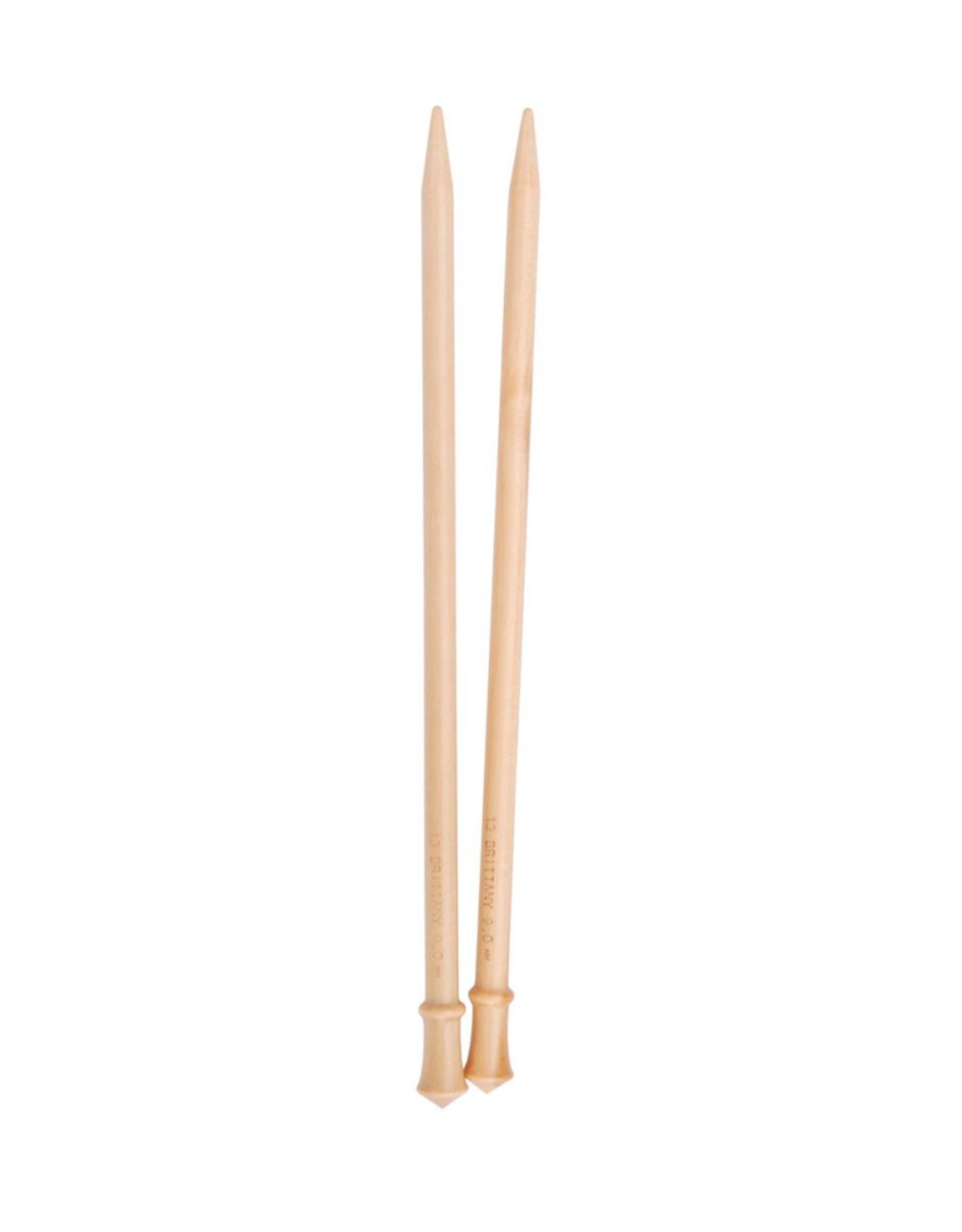 Brittany 10" long straight needles, size US 5