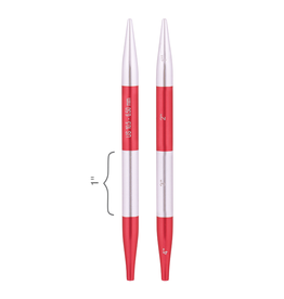 Smart Stix size US 10.5 interchangeable needle tips for 24" cords and up.