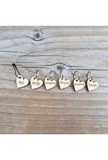 Instruction set of stitch markers by Katrinkles