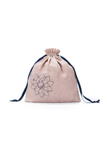 della Q Project Bag Large - Blush Linen - Della Q