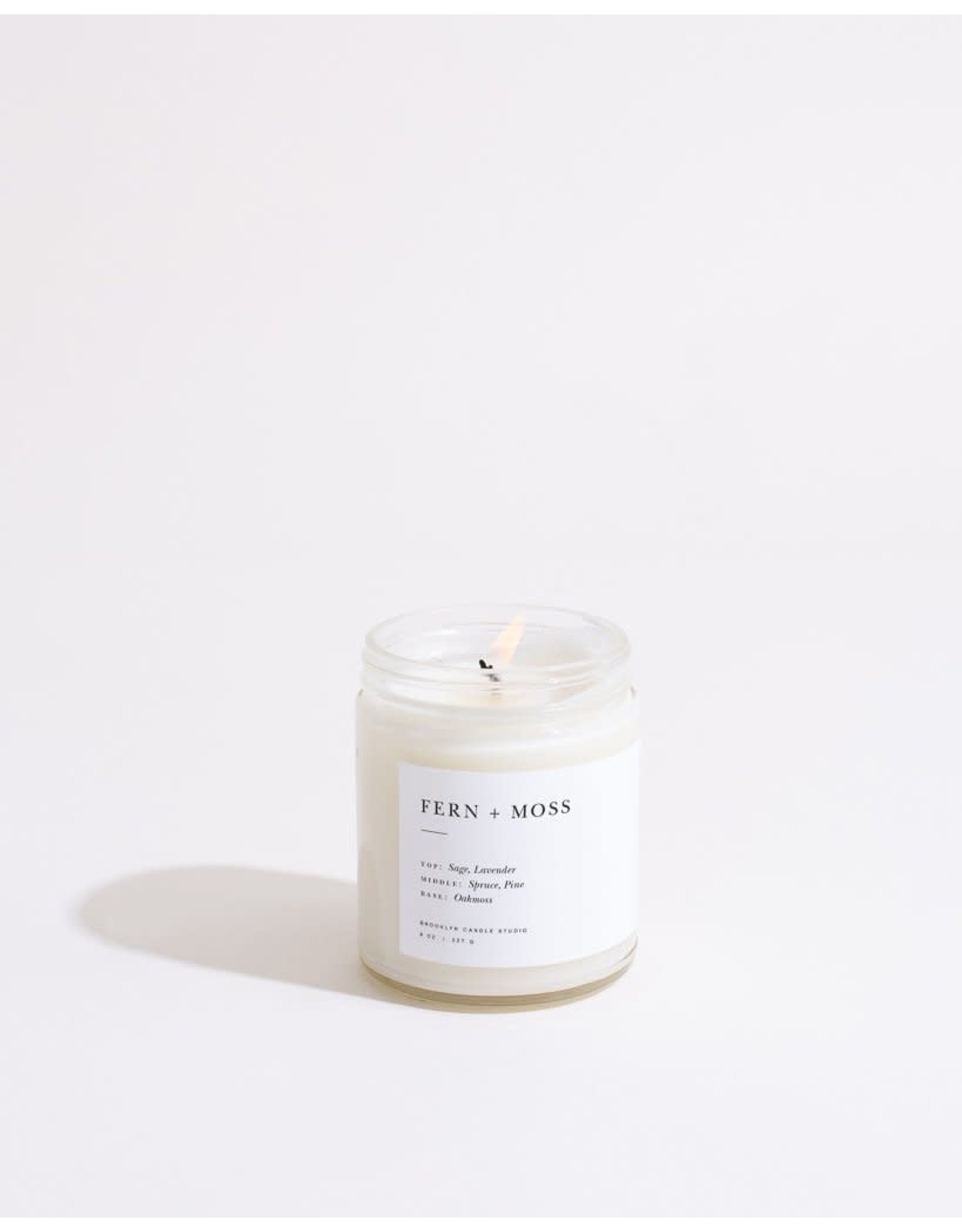 Brooklyn Candle Studio Fern + Moss - Minimalist Jar Candle - Brooklyn Candle Studio