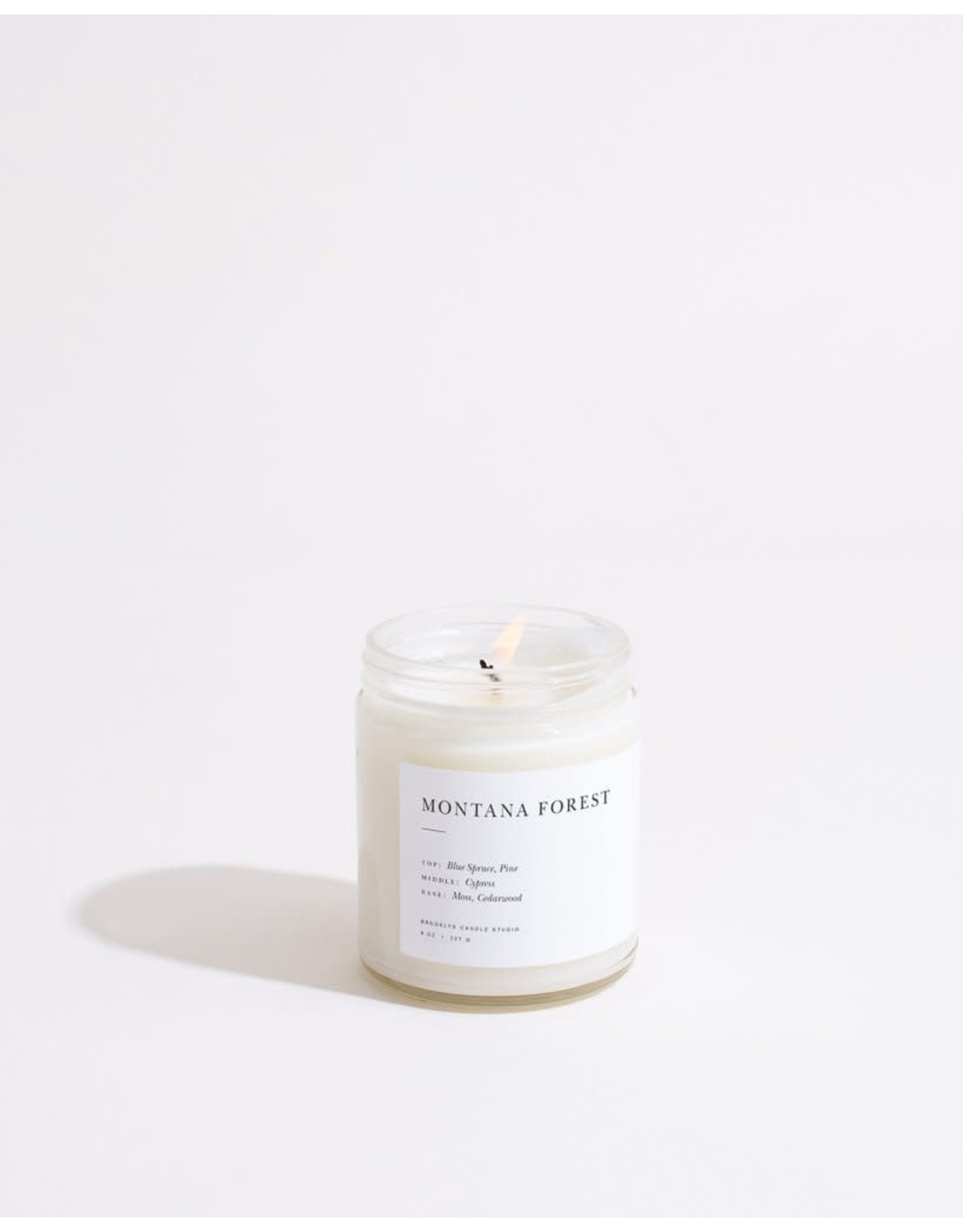 Brooklyn Candle Studio Montana Forest - Minimalist Jar Candle - Brooklyn Candle Studio