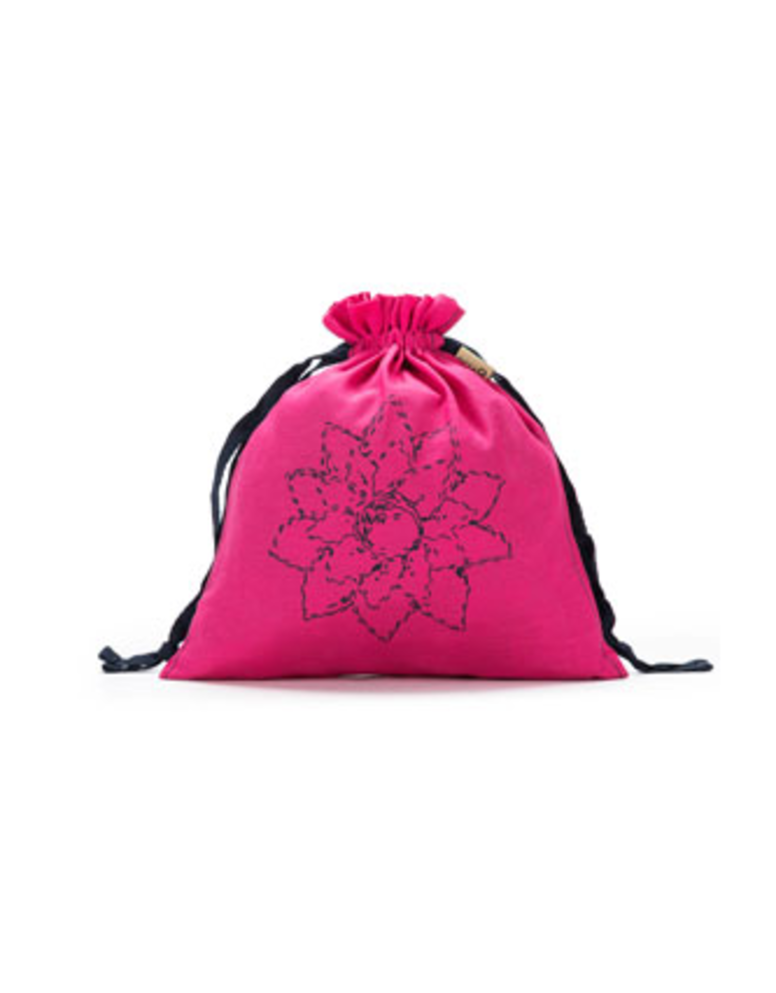 della Q Project Bag Small - Fuchsia Linen Brights - Della Q