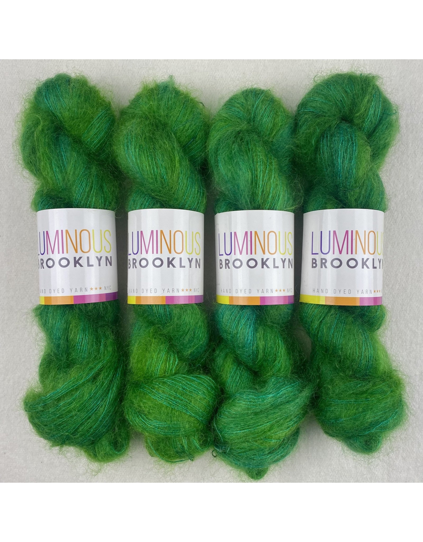 Luminous Brooklyn Quetzal - Shining Silk Mohair - Luminous Brooklyn