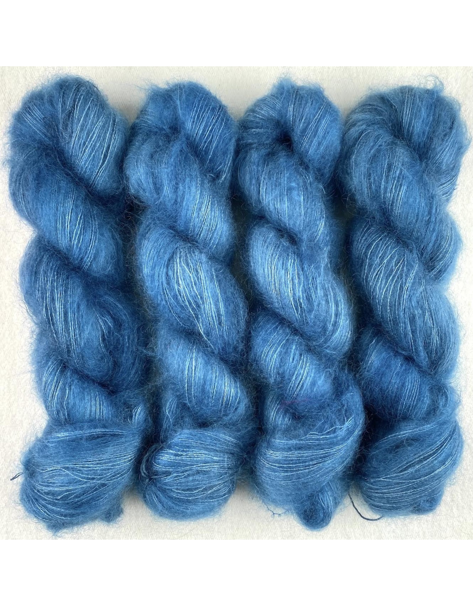 Luminous Brooklyn Cambridge Blue - Shining Silk Mohair - Luminous Brooklyn