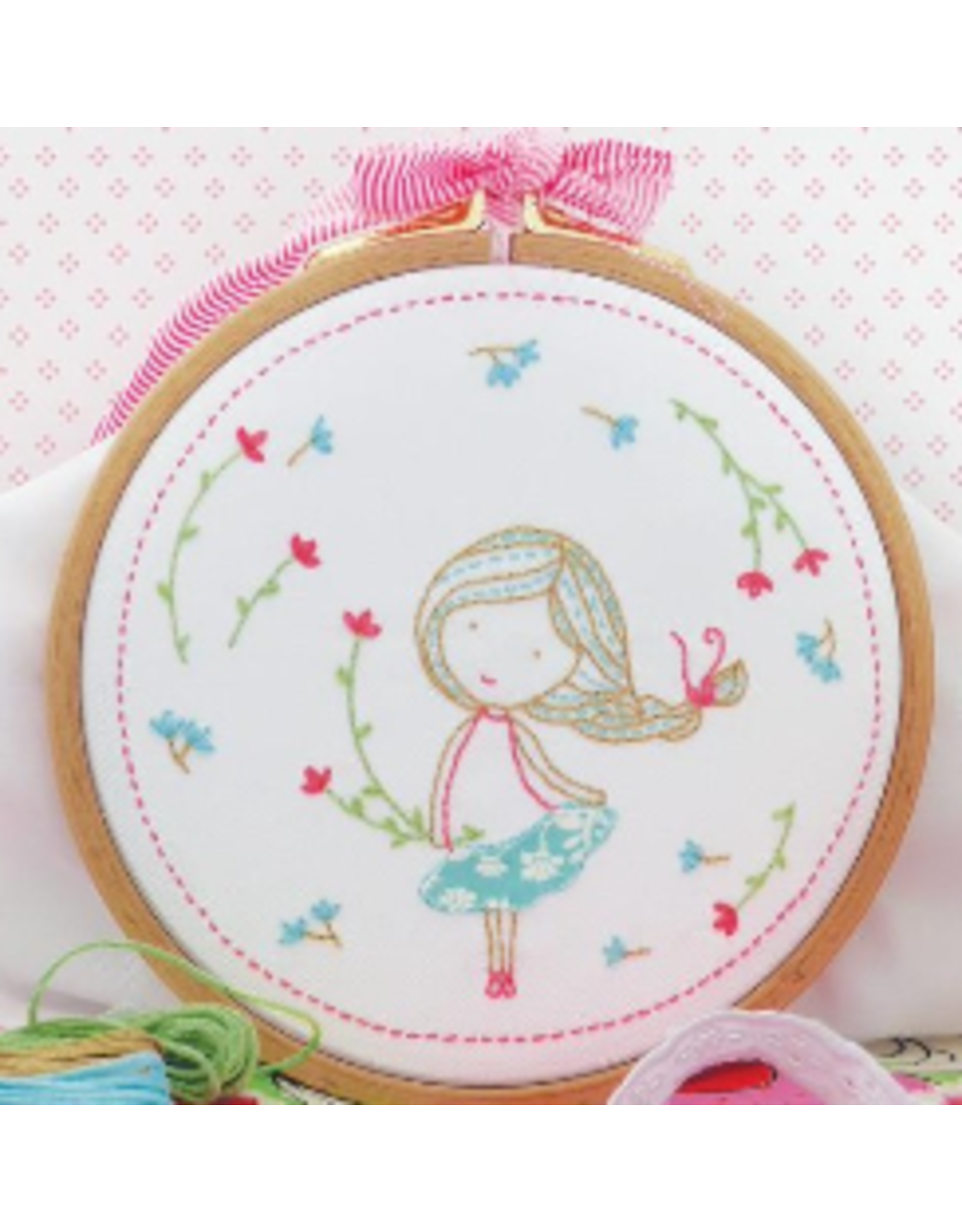 Tamar Nahir Yanai Spring Girl - 6" Embroidery Kit