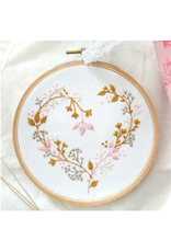 Tamar Nahir Yanai Wildflower Heart - 4" Embroidery Kit