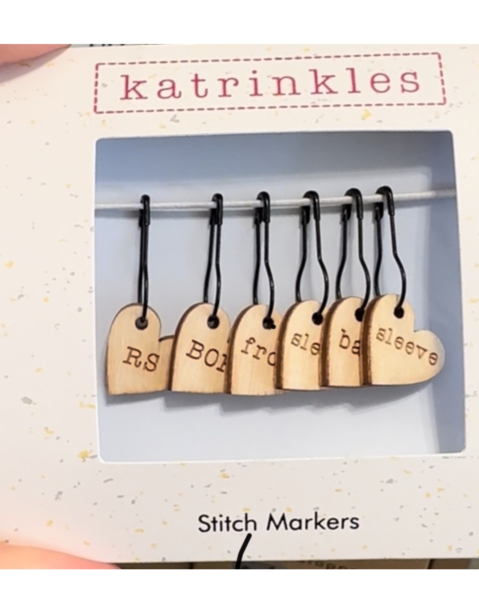 Stitch Markers - Sweater Instructions Pin set by Katrinkles