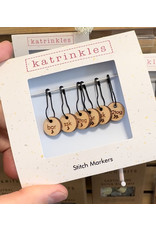 Stitch Markers - Sock Instruction Pin set by Katrinkles