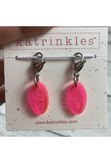 Argyle Stitch Markers - Acrylic Mistake Lobster Claws by Katrinkles