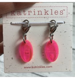 Argyle Stitch Markers - Acrylic Mistake Lobster Claws by Katrinkles