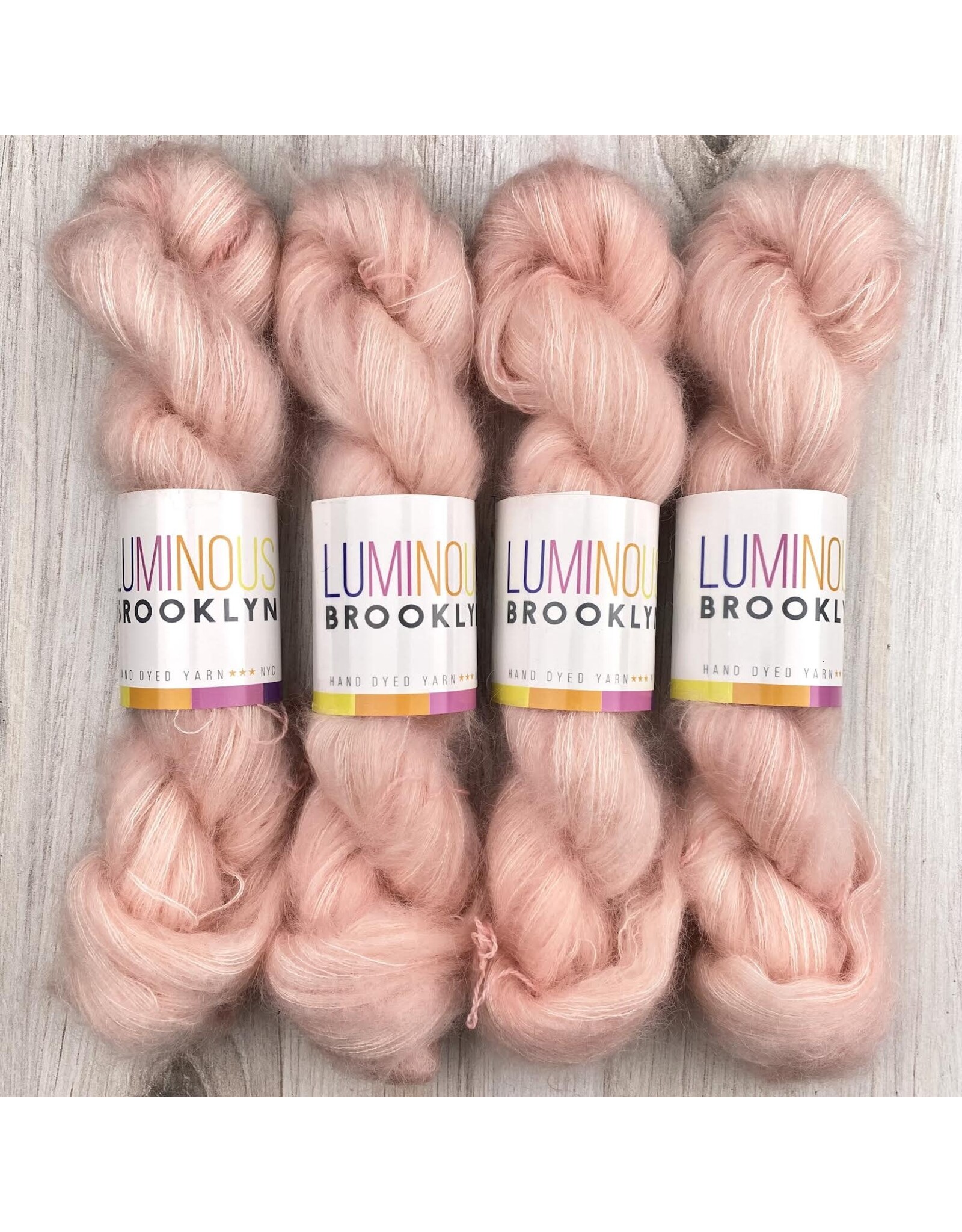 Luminous Brooklyn Peachpuff - Shining Silk Mohair - Luminous Brooklyn