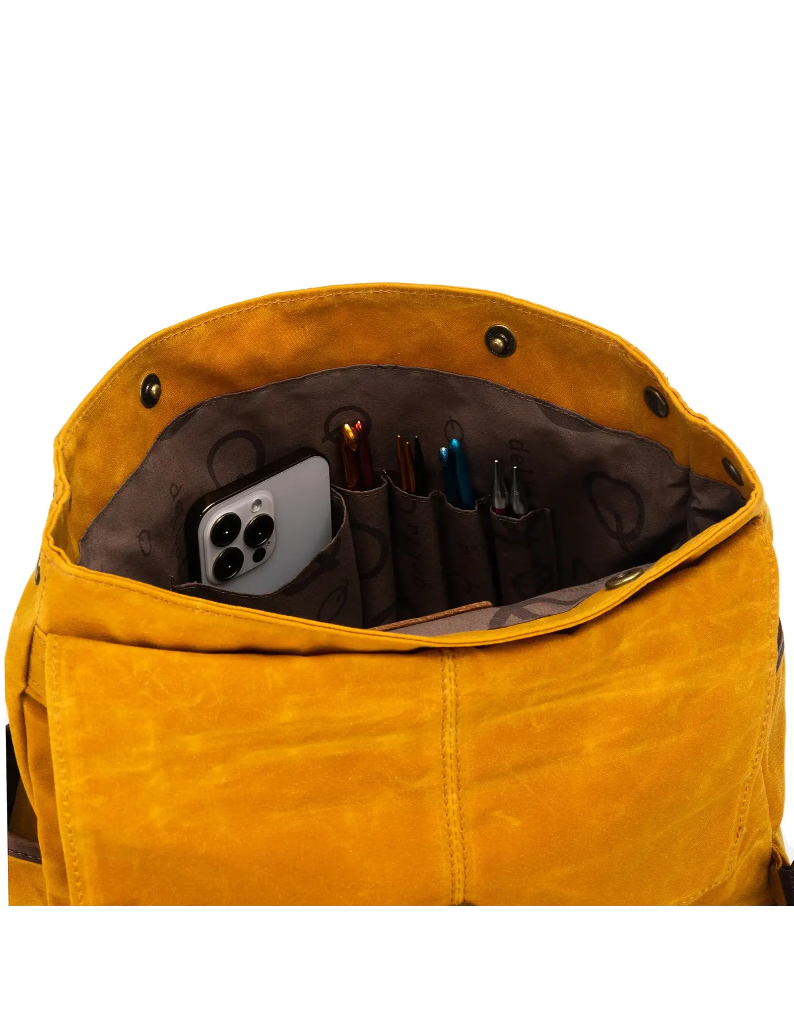 Della Q Della Q - Maker's Midi Backpack - Mustard