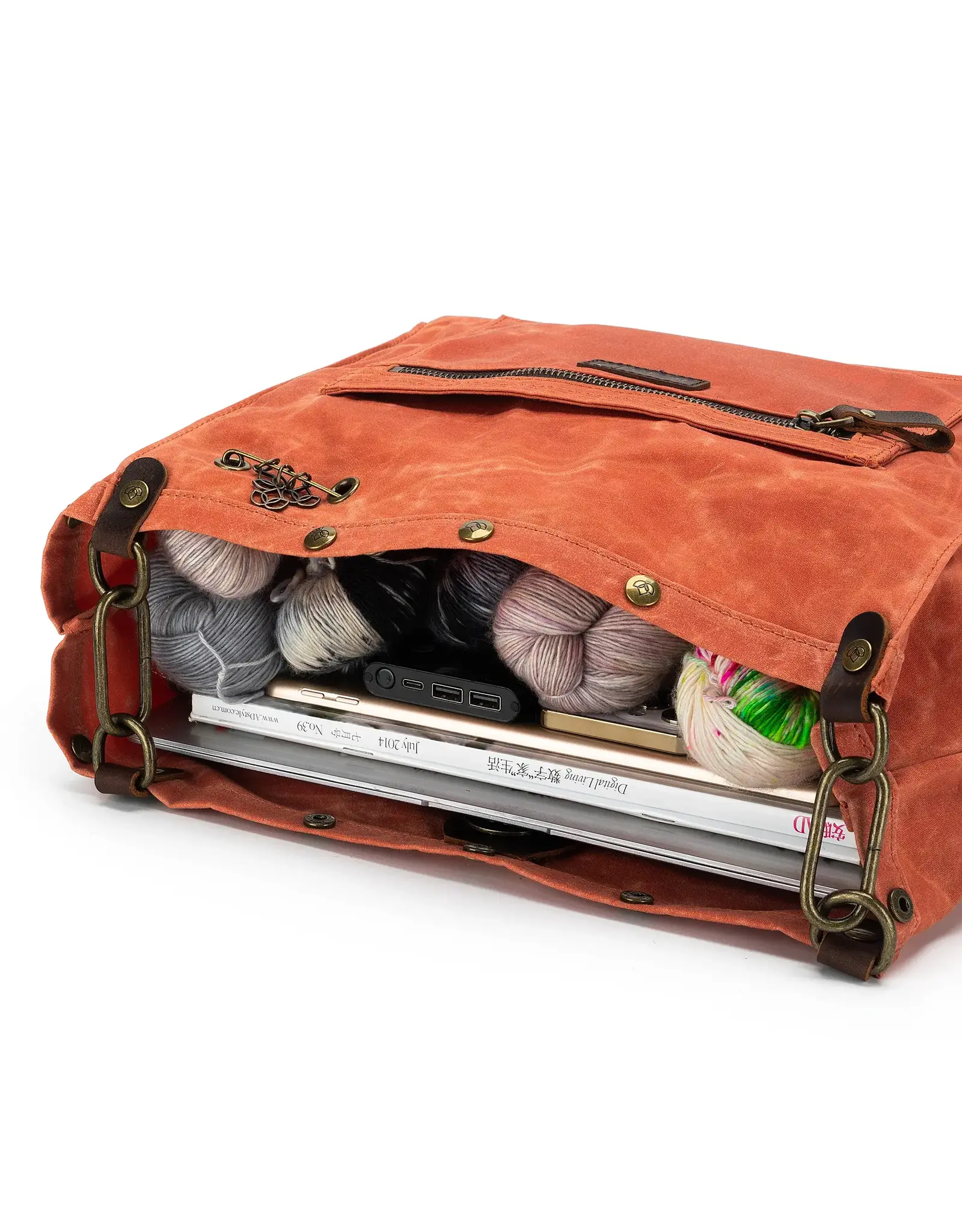 Della Q Della Q - Maker's Canvas Rucksack - Mustard