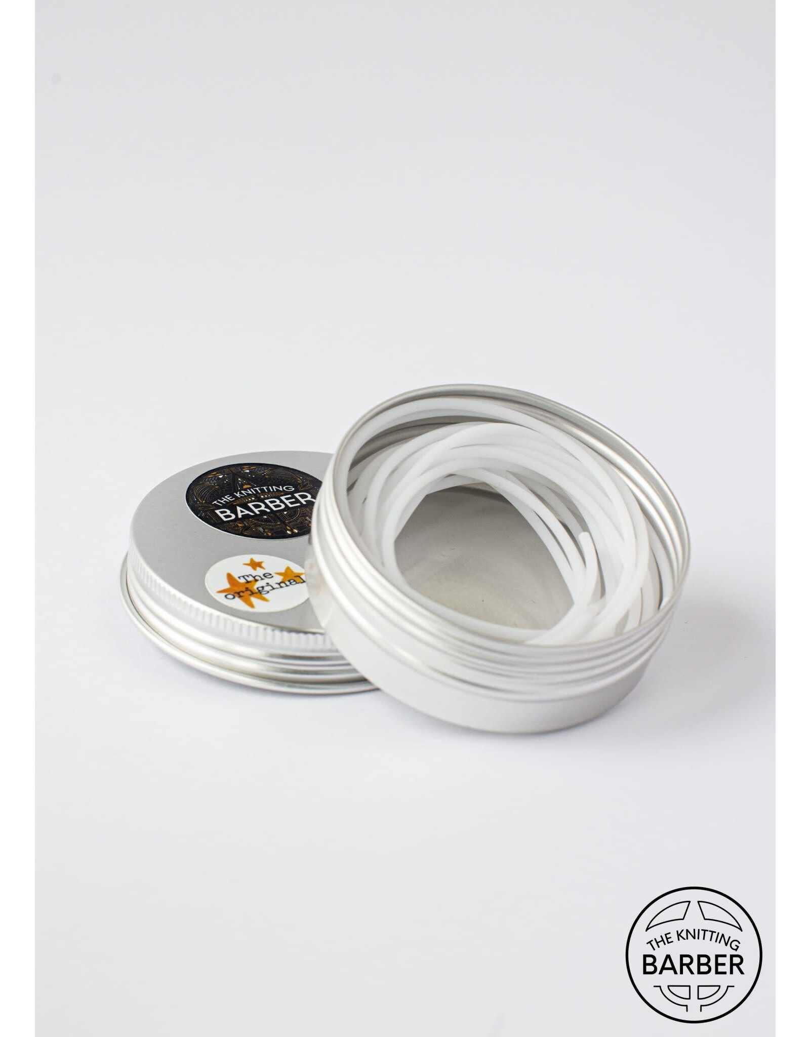 The Knitting Barber TKB Stitch Holder Cords - White - The Knitting Barber