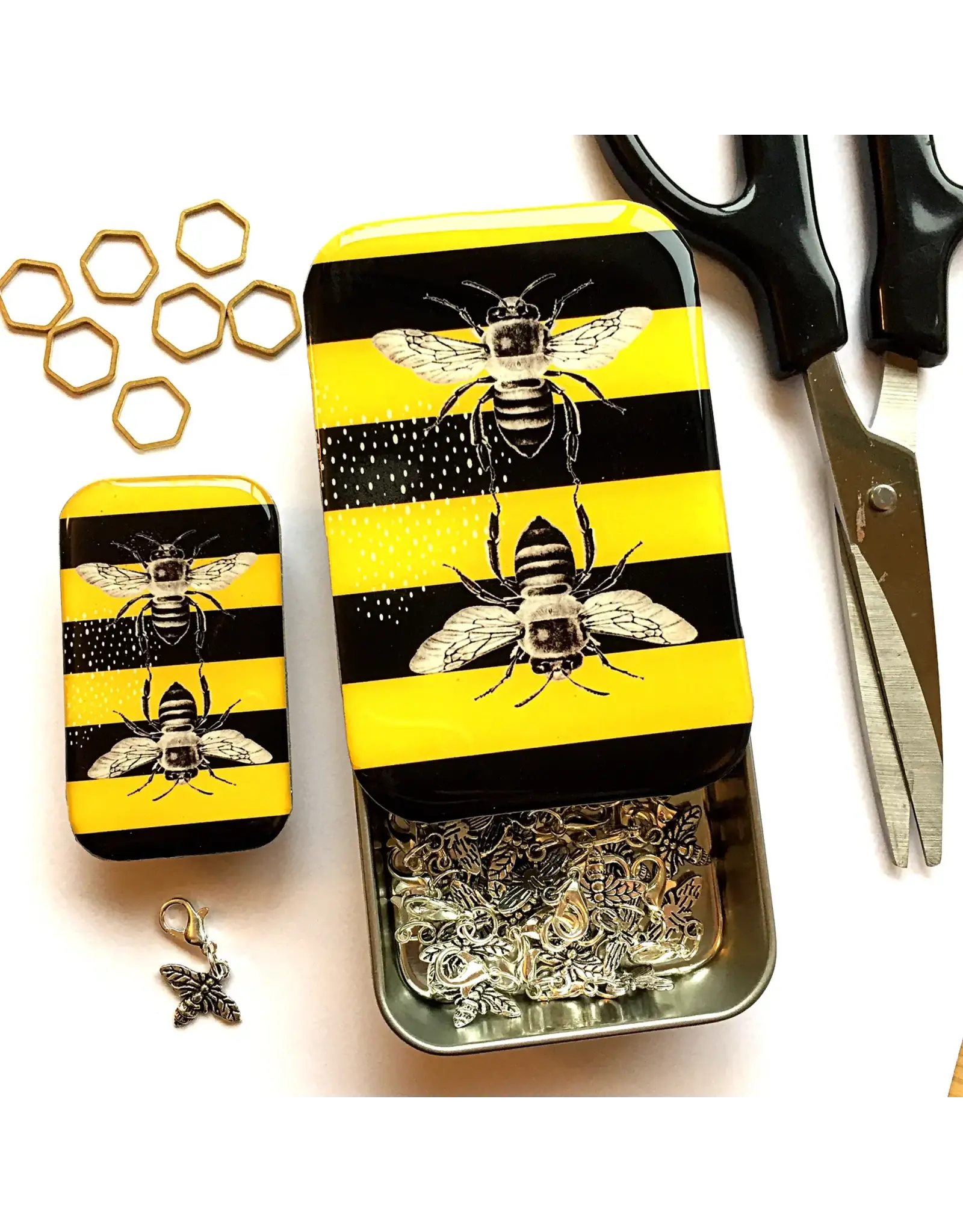 Firefly Notes Bee notions tin - Large - Firefly Notes Tins