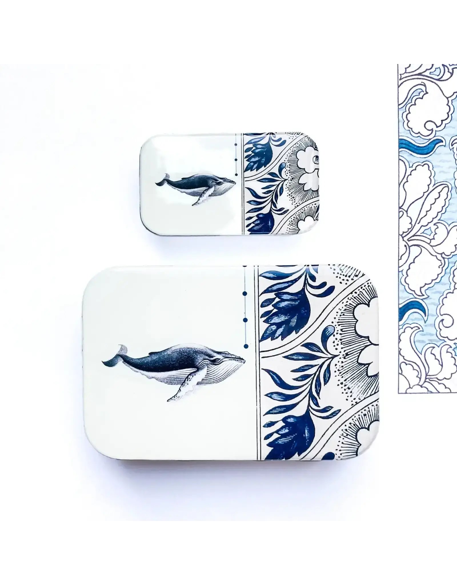 Firefly Notes Whale notions tin - Small - Firefly Notes Tins