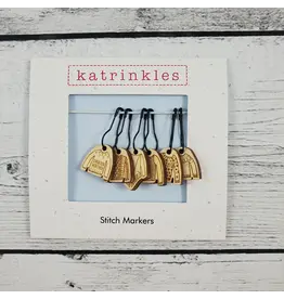 Stitch Markers - Assorted Sweater Wood Pin set by Katrinkles