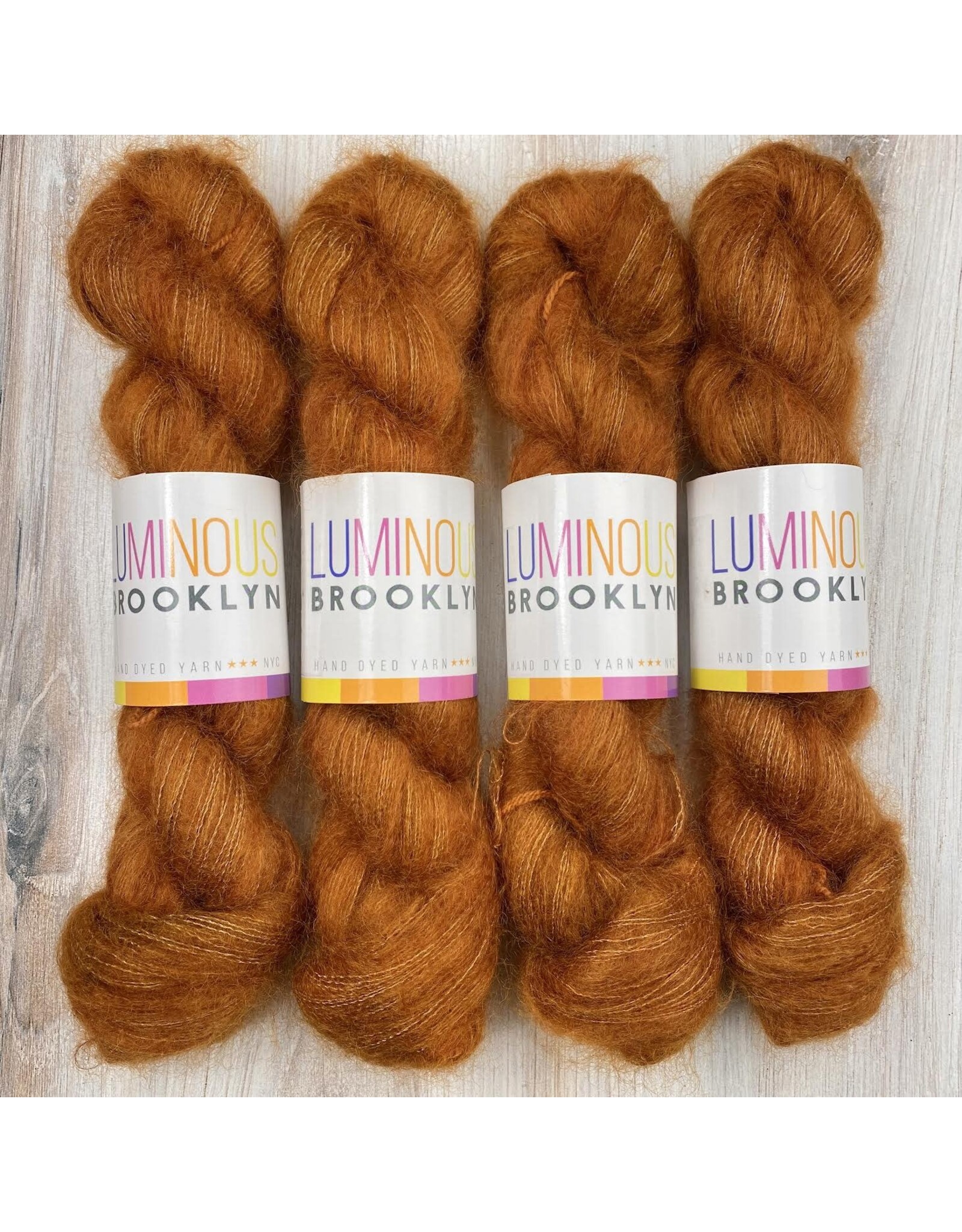 Luminous Brooklyn Arrowhead - Shining Silk Mohair - Luminous Brooklyn